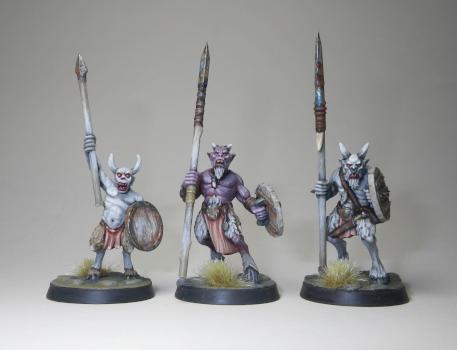 Beasts of Chaos Beastmen Ungor shortspears by Hamish Longstride