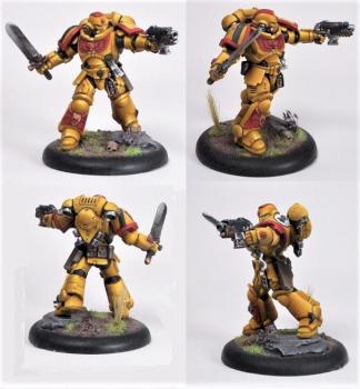 Imperial Fist Primaris Lieutenant by Torn blue sky