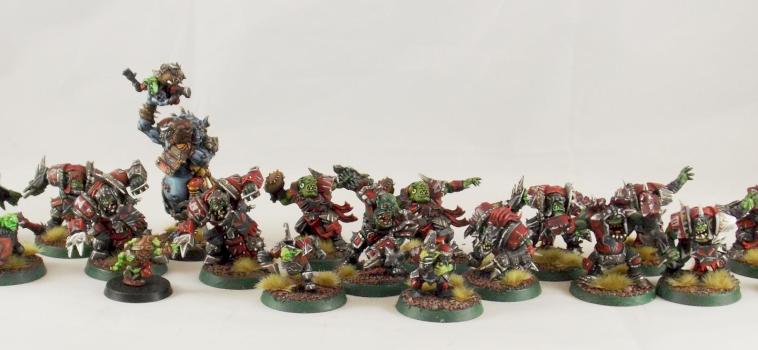 Blood Bowl Orc Team by neojarlaxe