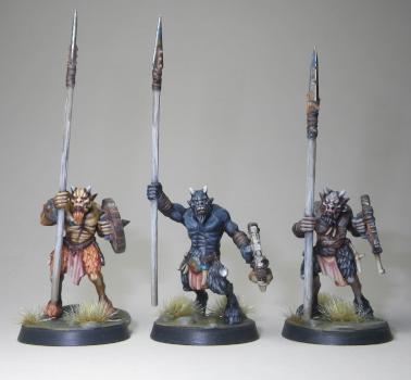 Beasts of Chaos Beastmen Ungor shortspears by Hamish Longstride