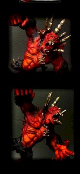 Warhammer A.O.S KHORNE Warrior Scyla Anfingrimm. by Hexagone Club