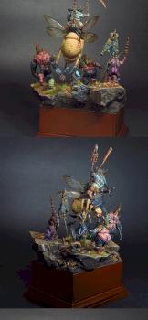 Pusgoyle Nurgle diorama (additional angles) by FartOfWar