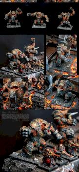 Golems on Scratch built Ziggourat by Woodstone