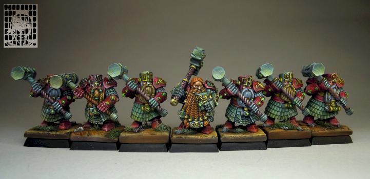 Dwarf Hammerers, 7of10 by We7