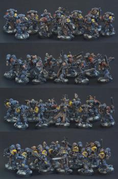 SPACE WOLVES GREY HUNTERS SPACE MARINES SQUAD by bevulf