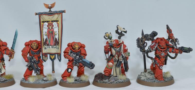 Blood Angels Primaris Honour Guard by DarianZG