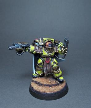 Imperial Fist Terminator Captain by AsyLum