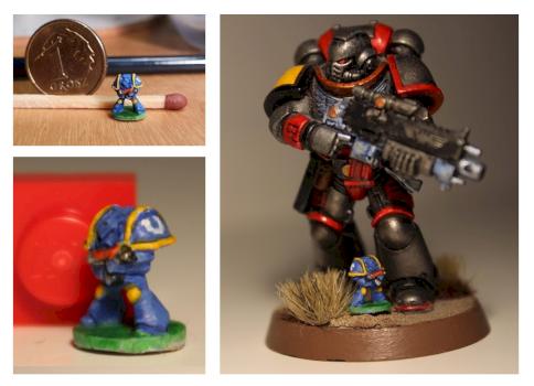 Epic scale space marines by tymcio5