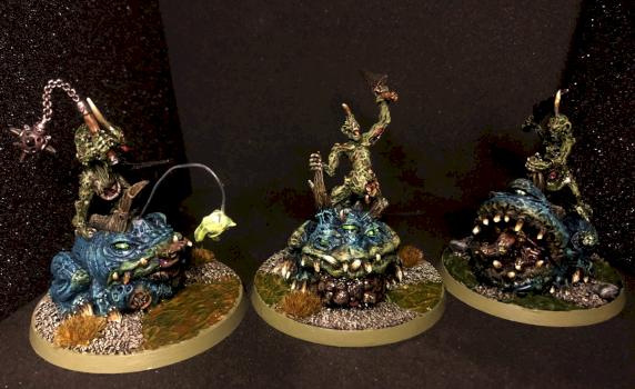 Plague toads of Nurgle by Graishak