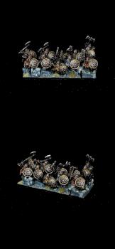 Dwarf Warriors / Longbeards Duardin Warhammer by warhamsterpainting