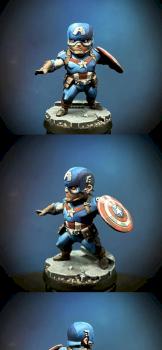 Chibi Cap [Marvel United - Captain America] by Musha