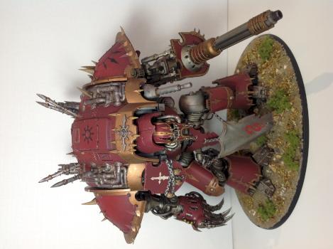 Chaos Knight Desecrator Warhammer 40k by Dad Paints Minis