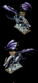 Dark Elves Dragon by warhamsterpainting