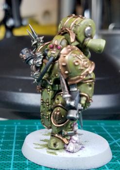 First Plague Marine by SwashBuccaneer