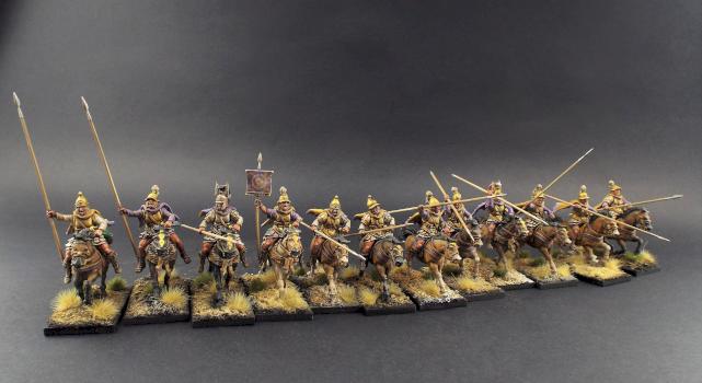 28mm Macedonian Companions with Senior Command Victrix by avalonindustries2040