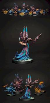 Silver Tower Gaunt Summoner & Horrors by d|b