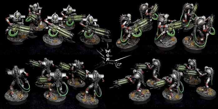 Forgebane - Necron Immortals Warhammer 40K by CroWarGamePainting