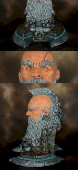 Dwarf bust by brushforhire