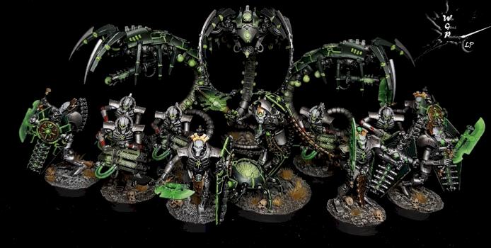 Forgebane - Necrons Army Warhammer 40K by CroWarGamePainting