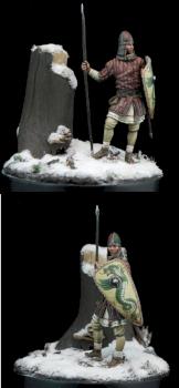 Norman Warrior 54 mm, Battle of Hastings, winter setting by SzymonR