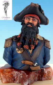 Verlinden's 200mm Blackbeard bust by gonzo miniatures