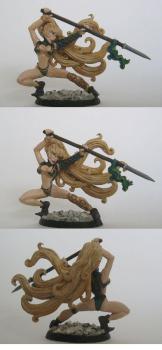 Taryn, Spearmaiden with other pics by Vhaidra