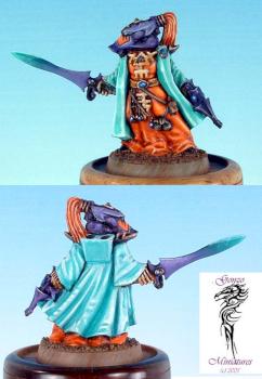 Eldar Warl;ock by gonzo miniatures