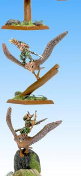 Wood Elf Warhawk Riders by Perfectus Art Studio