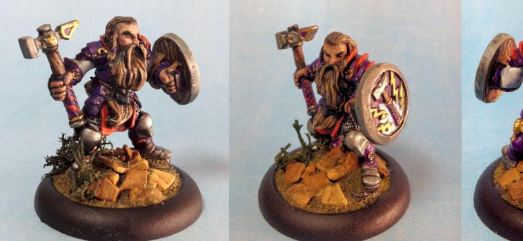 Dwarf Warror turned Wizard - Bjorn, Dwarven Warrior by Werner Klocke by Shoshie