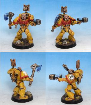 Imperial Fists Sergeant by Wickedcarrot