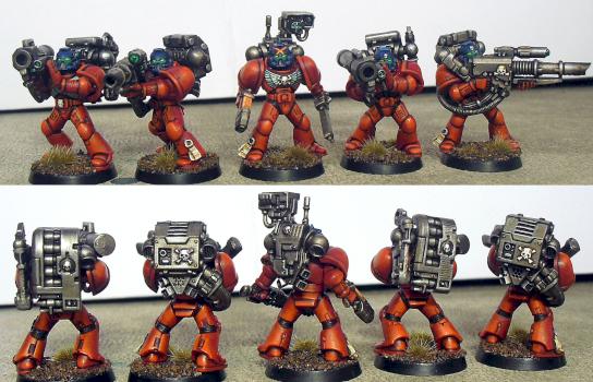 Blood Angels Devastator Squad by MrPickles