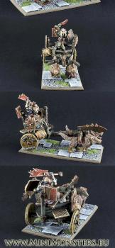 Goblin Boss on Wolf Chariot by dargo000