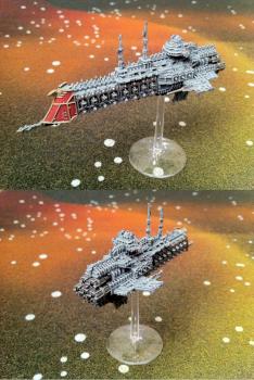 Battlefleet Gothic Imperial Fleet Cruiser by dogea