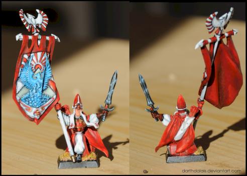 High Elves Battle Standard Bearer by Dalai