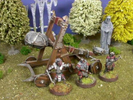 lord of the rings mordor catapult by darkrealm miniatures