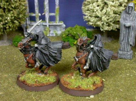 LOTR mounted ringwraiths by darkrealm miniatures