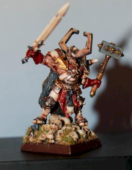 Champion of Khorne in bone armour by Kester