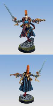 Eldar Harlequin Troupe Master by kameleon