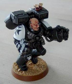 Black Templar Assault Marine - No helmet by ZeroG