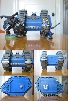 Ultramarines Land Raider MK I by kabaddon