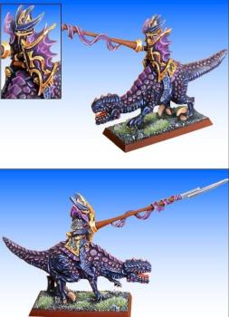 Dark Elven Cold One Knight (Slaanesh Cult) by Vimes