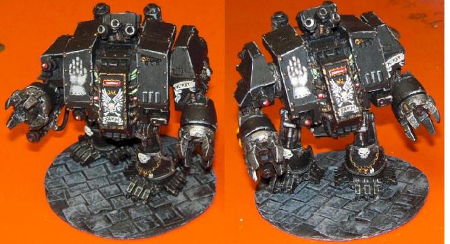 Dreadnought / Cybot der Iron Hands mit Freehand by Paule