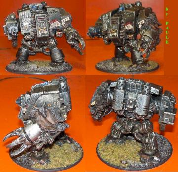 Dreadnought / Cybot der Iron Hands mit FW Bitz by Paule