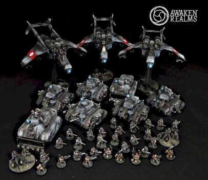 Imperial Guard Astra Militarium Death Korps of Krieg army by Awaken Realms