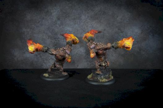 Pyre trolls by paintordieminiatures