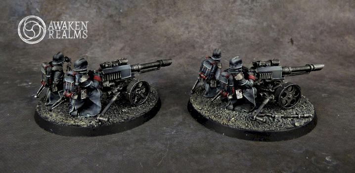 Imperial Guard Astra Militarium Death Korps of Krieg Lascannon Teams by Awaken Realms