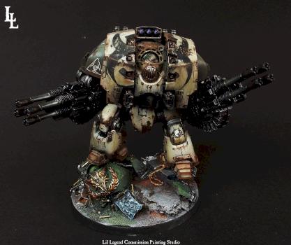 Deathguard Leviathan Dreadnought Commission by Lil'Legend Studio by lilloser