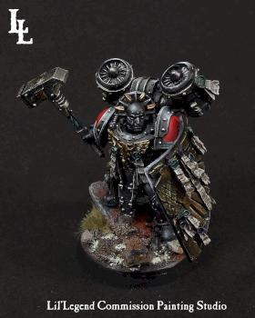 Aquilante Faustino Blood Angels Horus Heresy Chaplain by lilloser