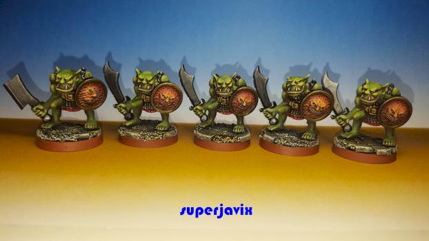 Warhammer Regiments Orcs by superjavix