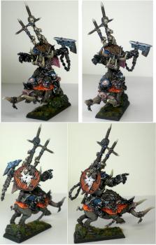 Orc Warboss Gorbad Ironclaw (Azbad Bonecruncher on Wundapig) by cb_rex